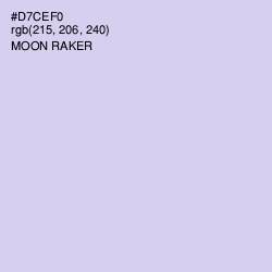 #D7CEF0 - Moon Raker Color Image
